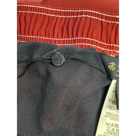 Brooks Brothers Mens XL Red Swim Trunks Board Shorts Lined Beach Pool Quick Dry - Picture 8 of 9